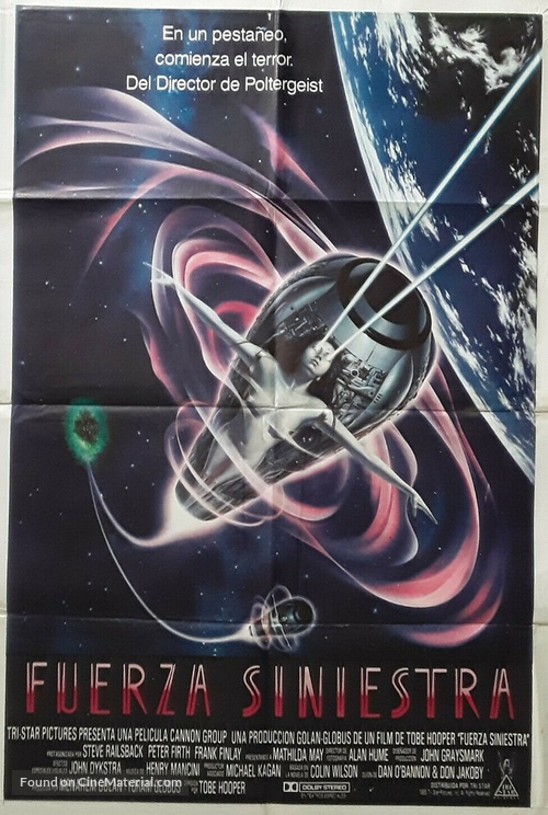 Lifeforce - Argentinian Movie Poster
