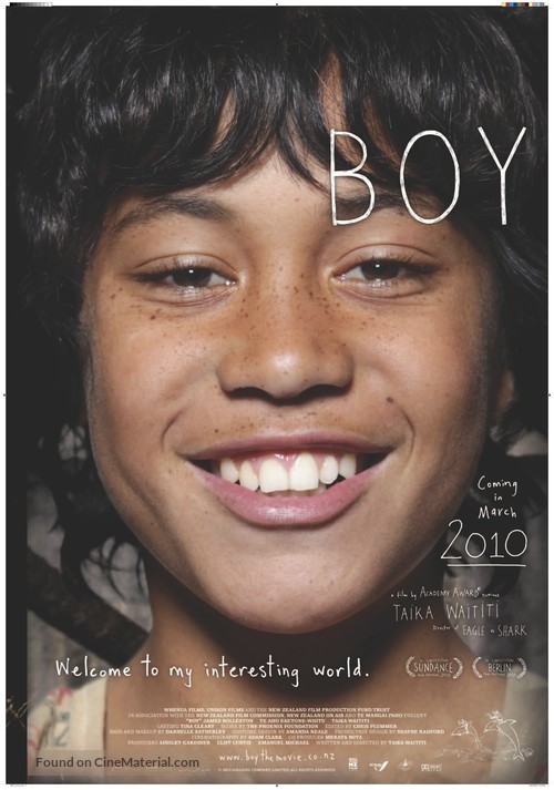 Boy - New Zealand Movie Poster
