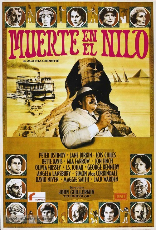 Death on the Nile - Spanish Movie Poster