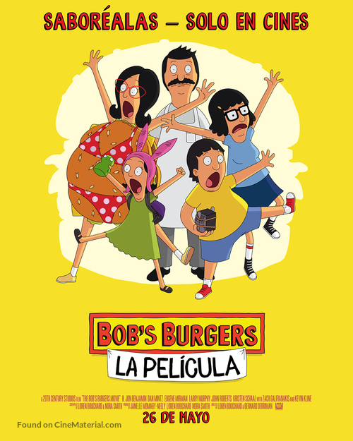 The Bob&#039;s Burgers Movie - Argentinian Movie Poster