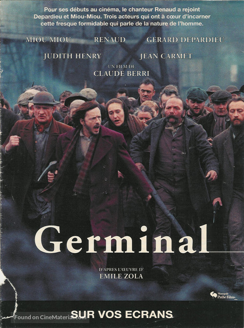 Germinal - French Movie Poster