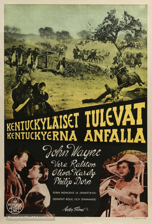 The Fighting Kentuckian - Finnish Movie Poster