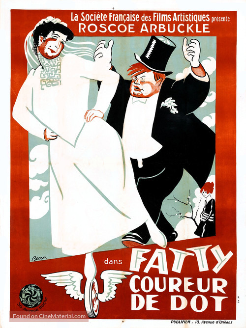 Fatty and the Heiress - French Movie Poster