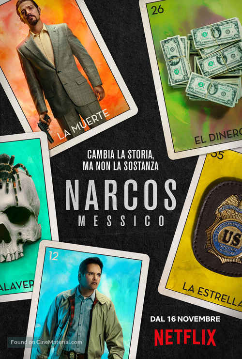 &quot;Narcos: Mexico&quot; - Italian Movie Poster