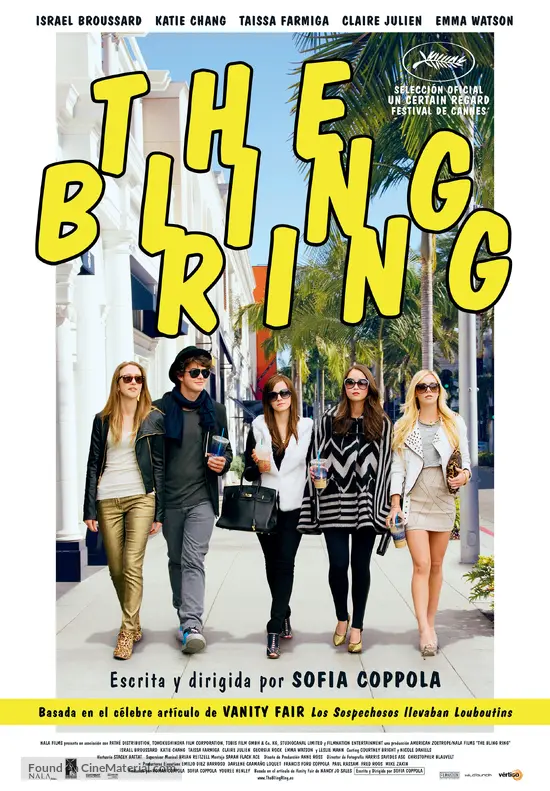 The Bling Ring - Spanish Movie Poster