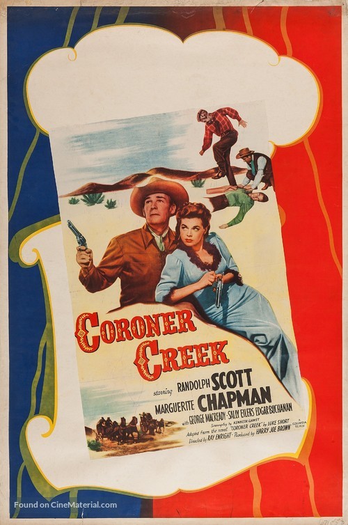 Coroner Creek - Re-release movie poster