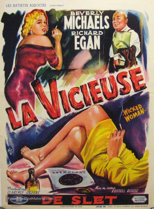 Wicked Woman - Belgian Movie Poster