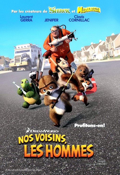 Over the Hedge - French Movie Poster