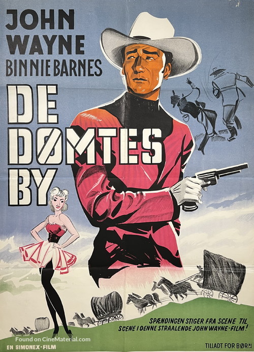 In Old California - Danish Movie Poster