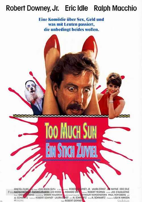 Too Much Sun - German Movie Poster
