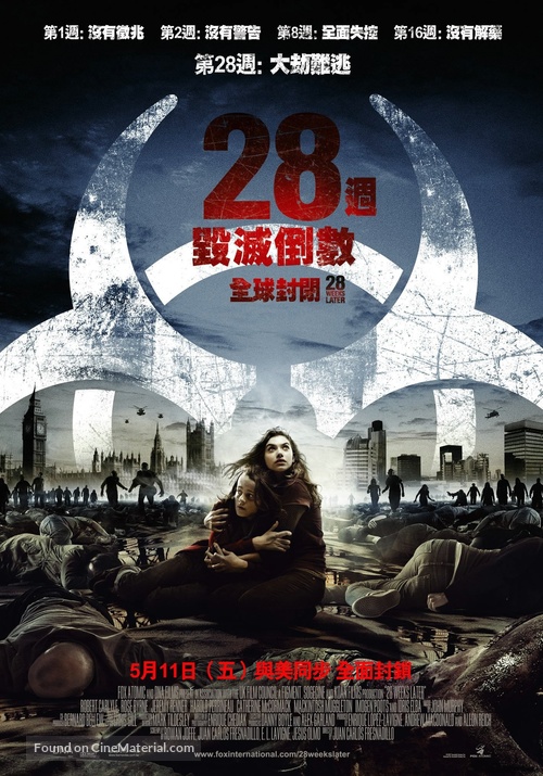28 Weeks Later - Taiwanese Advance movie poster