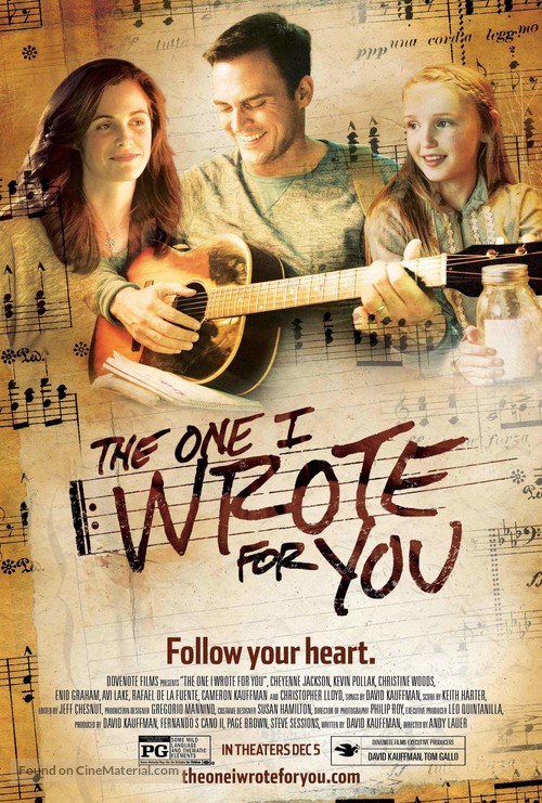 The One I Wrote for You - Movie Poster