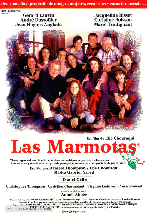 Les marmottes - Spanish Movie Poster