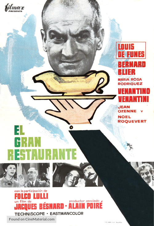 Grand restaurant, Le - Spanish Movie Poster