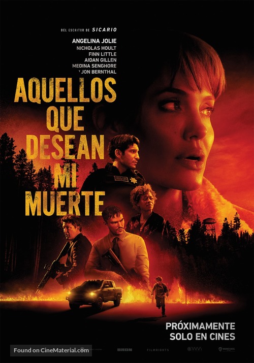 Those Who Wish Me Dead - Argentinian Movie Poster