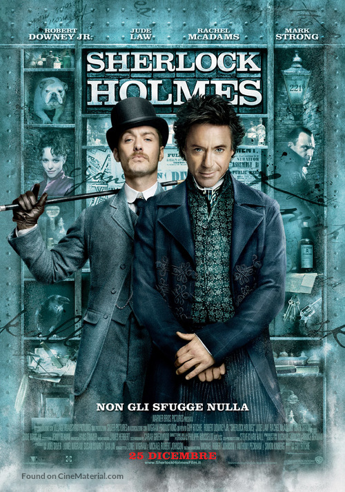 Sherlock Holmes - Italian Movie Poster