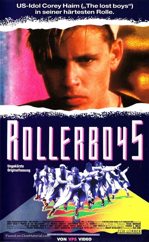 Prayer of the Rollerboys - German VHS movie cover