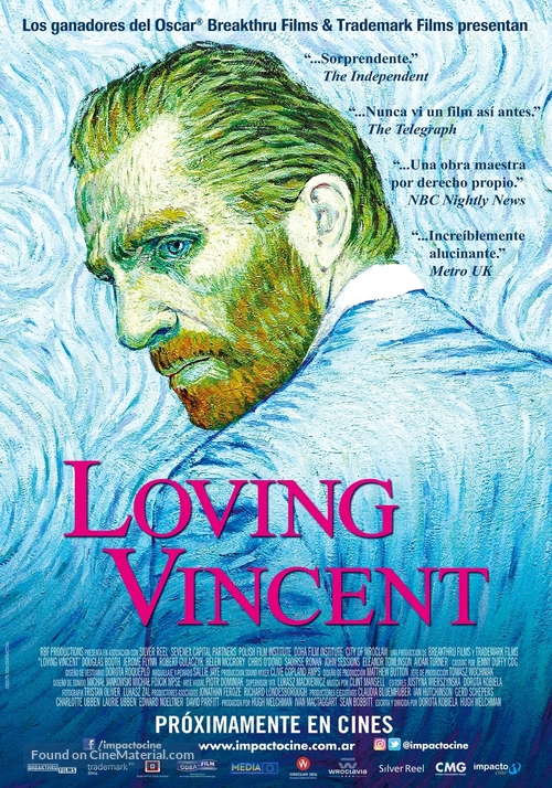 Loving Vincent - Argentinian Movie Poster