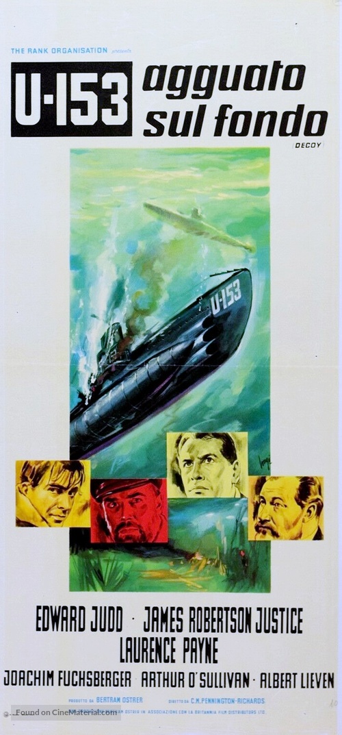 Mystery Submarine - Italian Movie Poster
