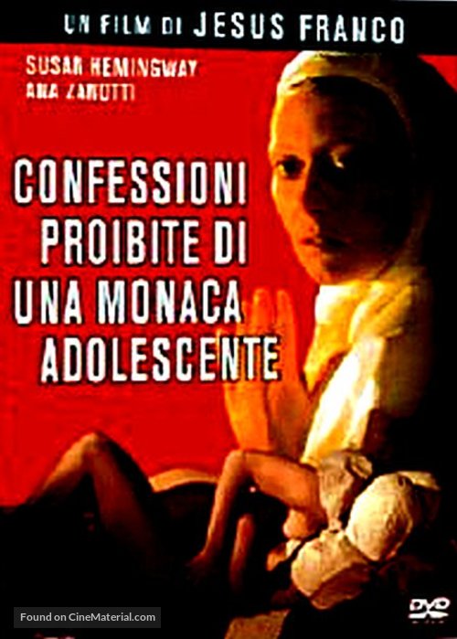 Die liebesbriefe einer portugiesischen Nonne - Italian DVD movie cover