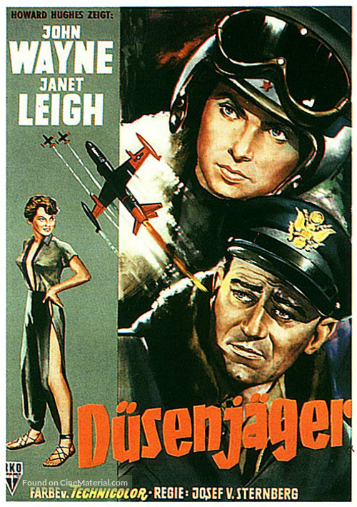 Jet Pilot - German Movie Poster