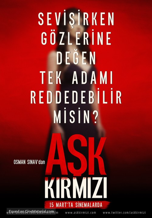 Ask Kirmizi - Turkish Movie Poster