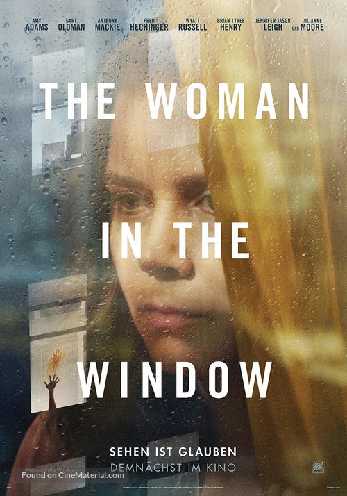 The Woman in the Window - German Movie Poster