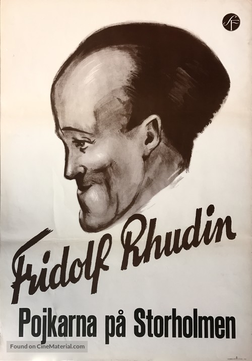 Pojkarna p&aring; Storholmen - Swedish Movie Poster