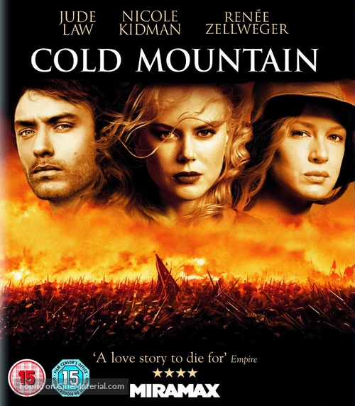 Cold Mountain - British Blu-Ray movie cover