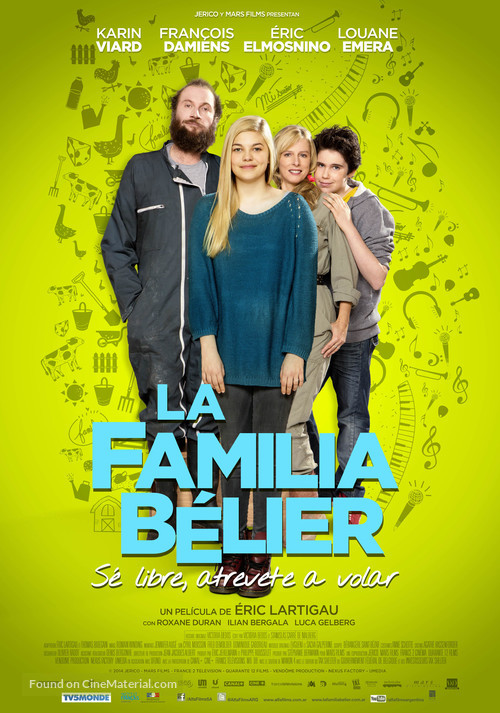 La famille B&eacute;lier - Argentinian Movie Poster