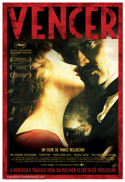 Vincere - Portuguese Movie Poster