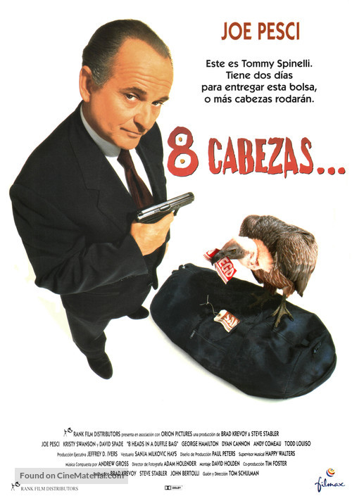 8 Heads in a Duffel Bag - Spanish Movie Poster