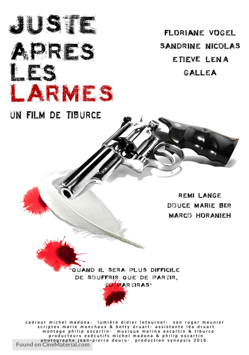 Juste apr&egrave;s les larmes - French Movie Poster