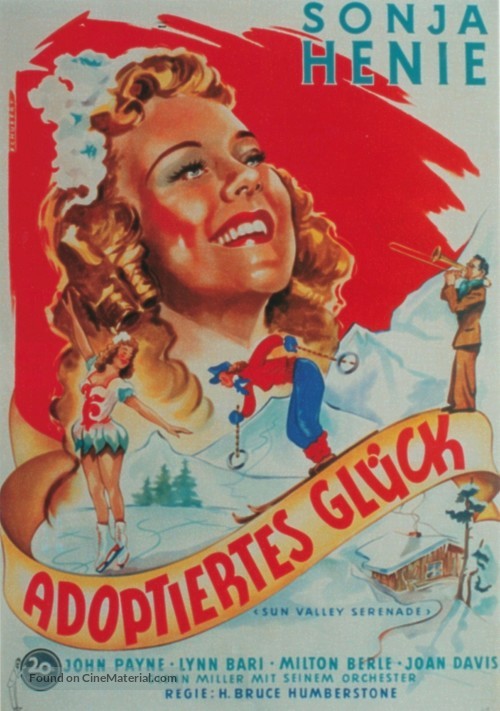 Sun Valley Serenade - German Movie Poster