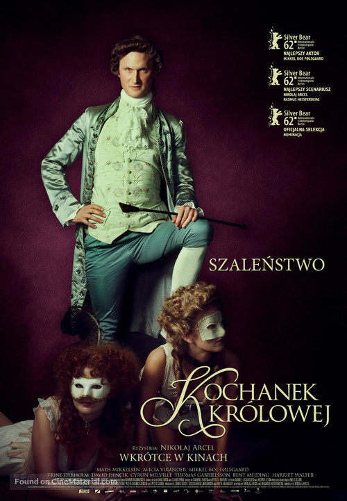En kongelig aff&aelig;re - Polish Movie Poster