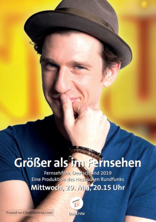 Gr&ouml;&szlig;er als im Fernsehen - German Movie Cover