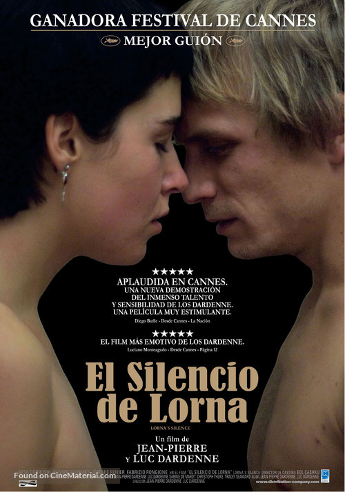 Le silence de Lorna - Argentinian Movie Poster
