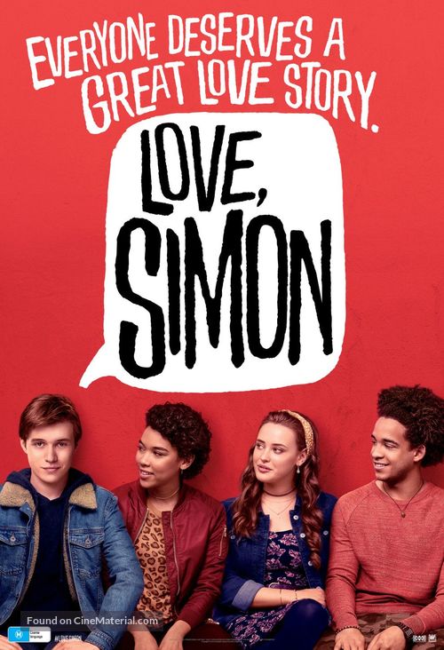 Love, Simon - Australian Movie Poster