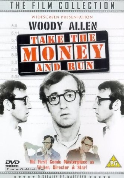 Take the Money and Run - British DVD movie cover