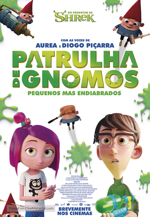 Gnome Alone - Portuguese Movie Poster