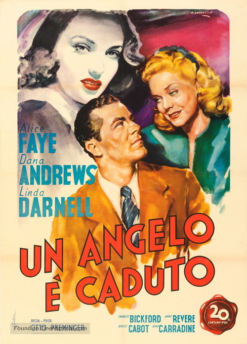 Fallen Angel - Italian Movie Poster