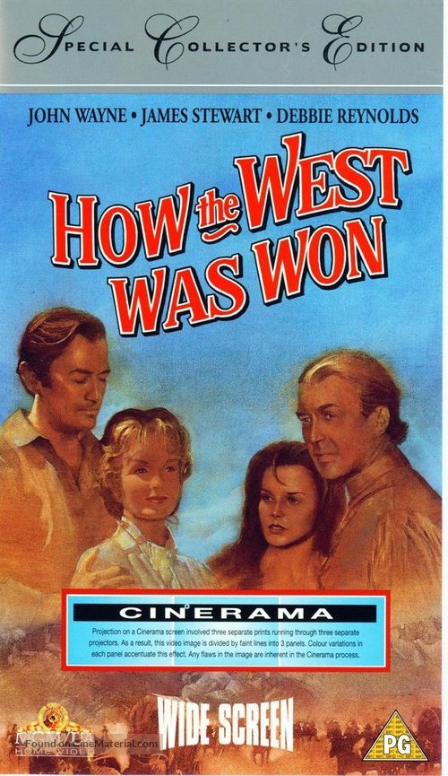 How the West Was Won - British Movie Cover