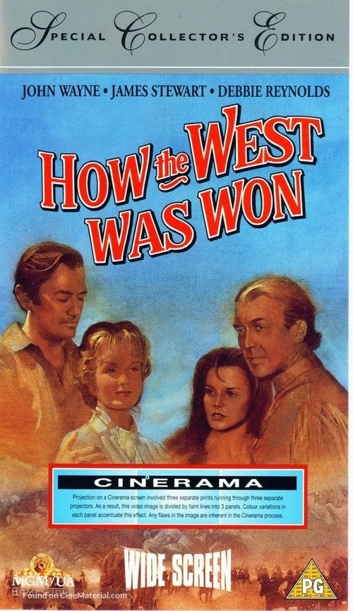 How the West Was Won - British Movie Cover