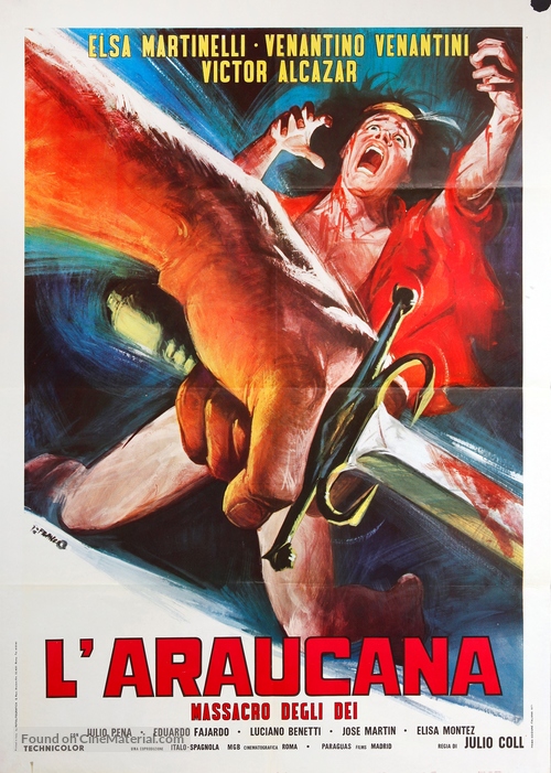 La araucana - Italian Movie Poster