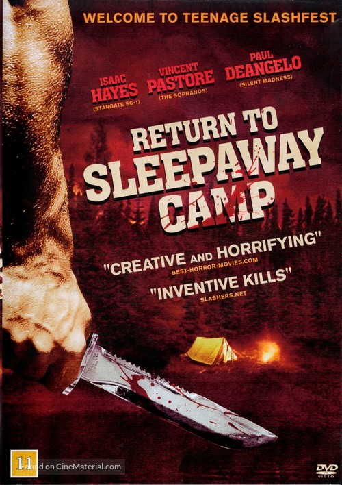 Return to Sleepaway Camp - Danish DVD movie cover