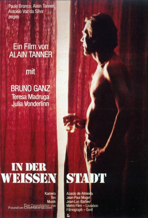 Dans la ville blanche - German Movie Poster