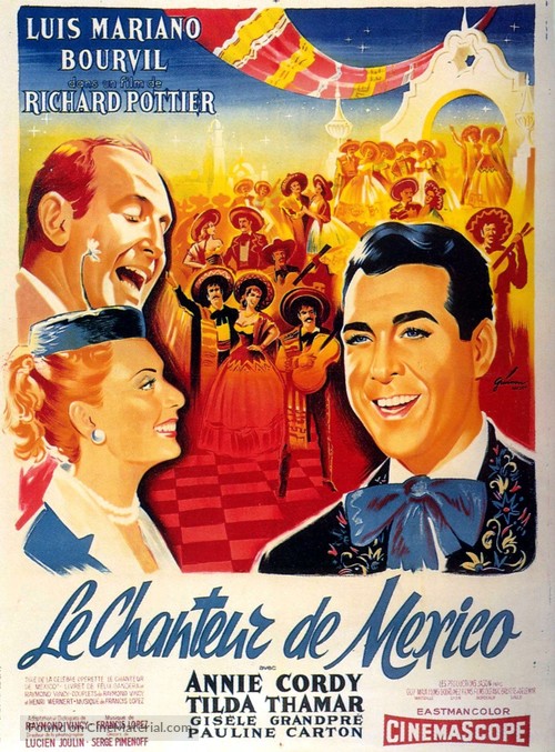 Chanteur de Mexico, Le - French Movie Poster