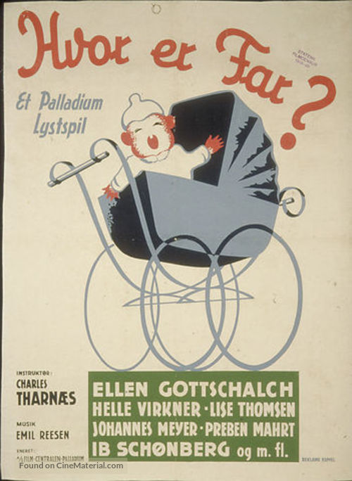 Hvor er far? - Danish Movie Poster
