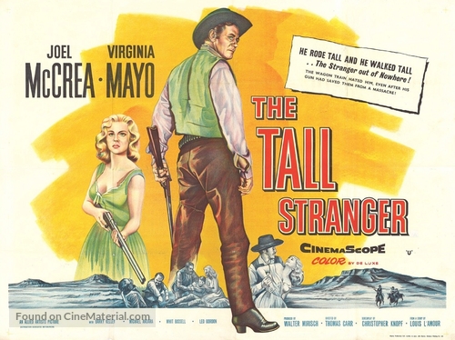 The Tall Stranger - British Movie Poster