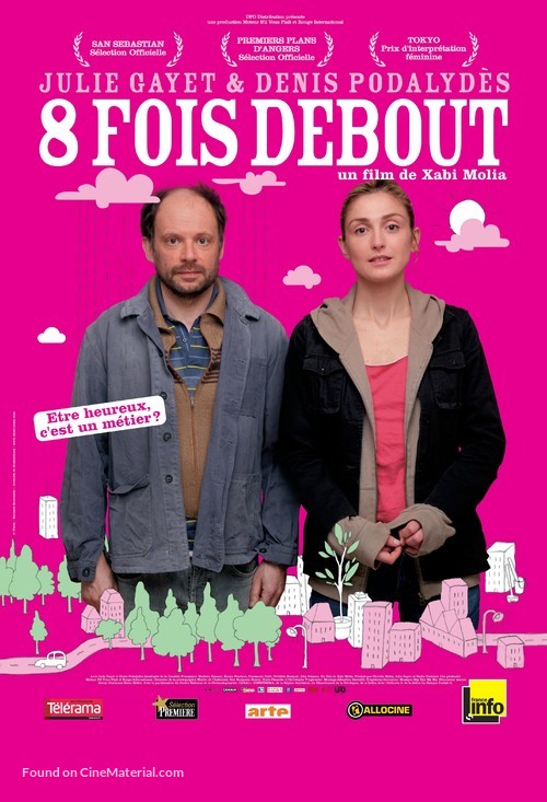 Huit fois debout - French Movie Poster